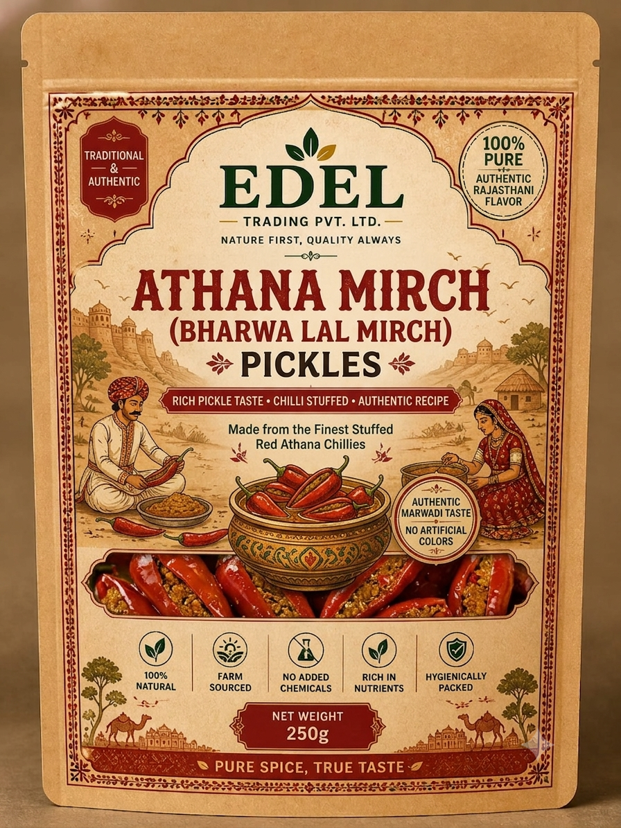 Athana Mirch (Bharwa Lal Mirch)